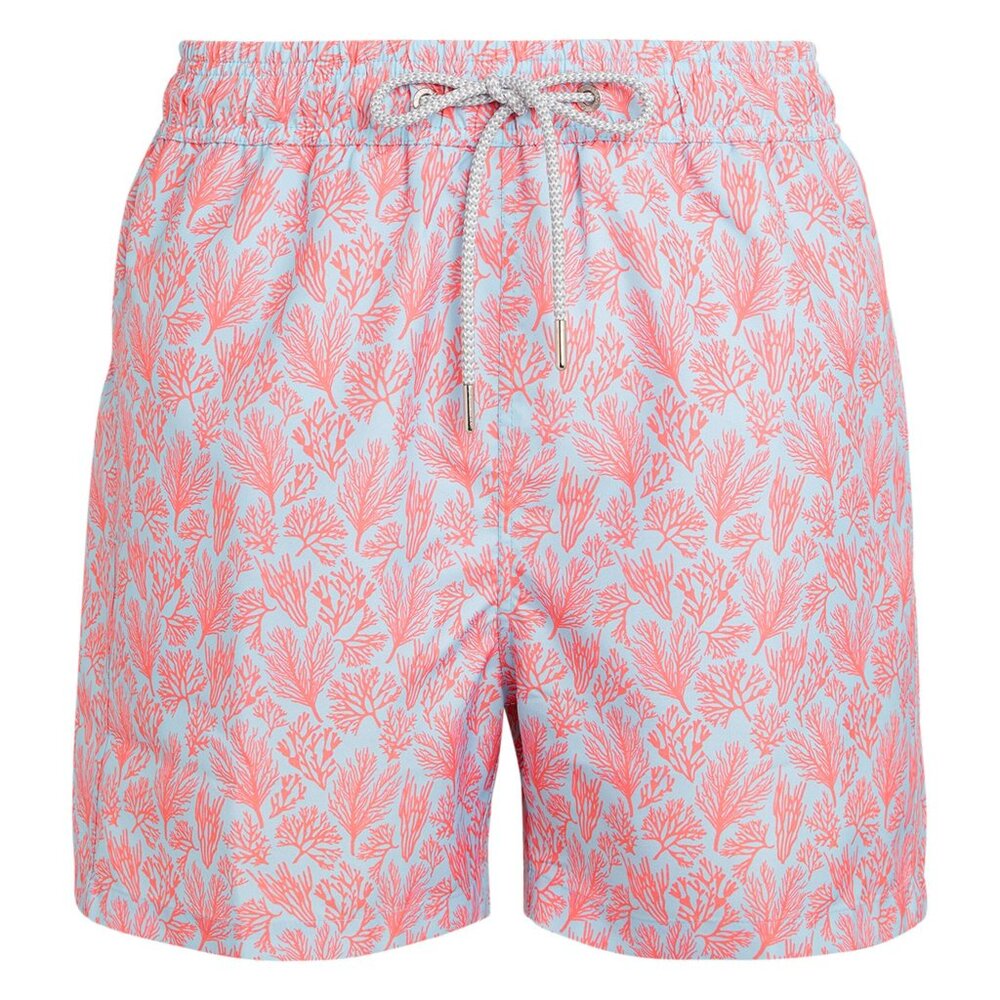 Love Brand & Co. Men's Crazy Coral Staniel Swim Shorts In Pink